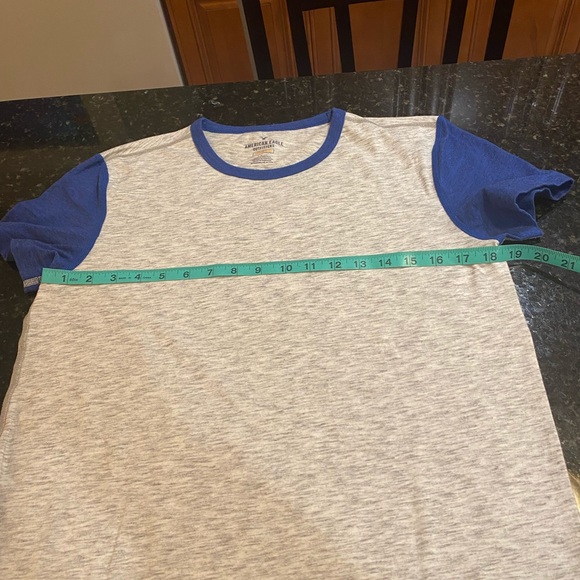 American‎ eagle outfitters grey and blue active fit t-shirt men’s small - Picture 5 of 7